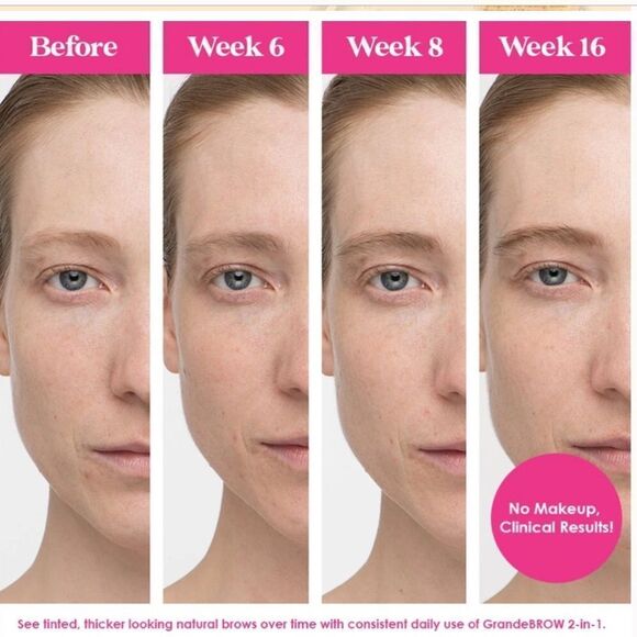 🌷 Grande Brow Tinted Brow Serum 2in 1 New Light Full Size - Picture 8 of 9